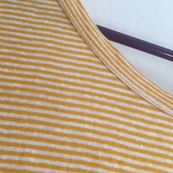 RAG & BONE marigold striped linen Ryder top - Picture 6 of 8